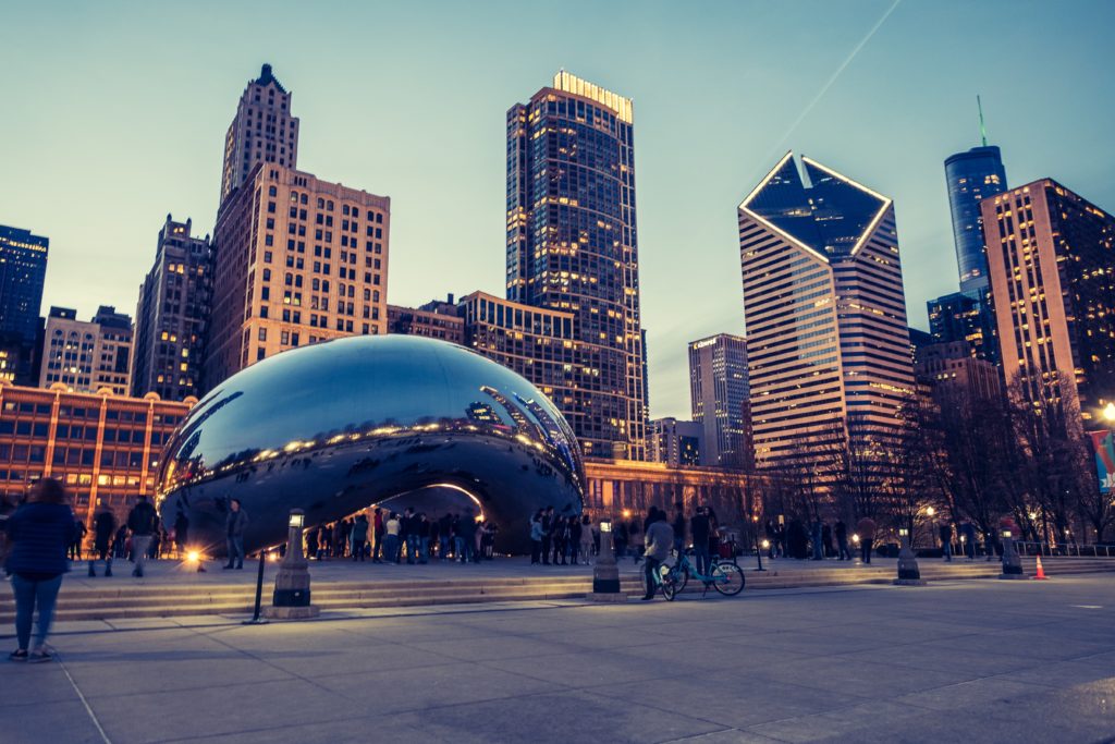 The Bean, an iconic Chicago landmark