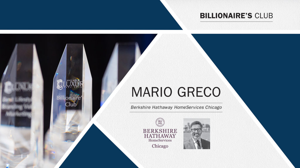 MG Group Receives Who’s Who In Luxury Real Estate Billionaire’s Club Award