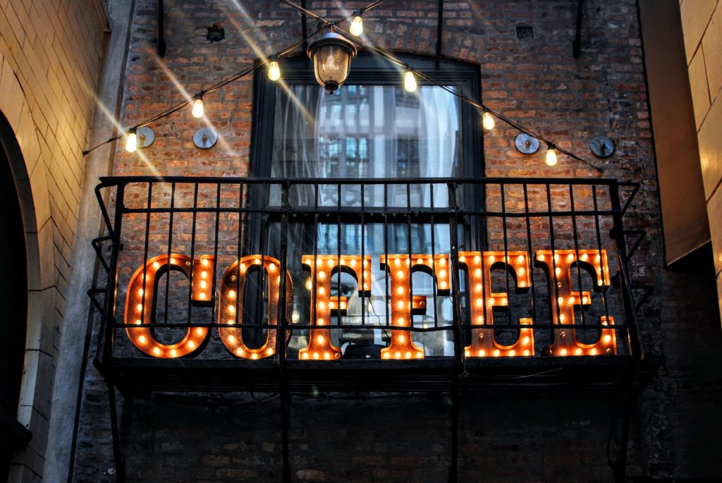Chicago coffee sign