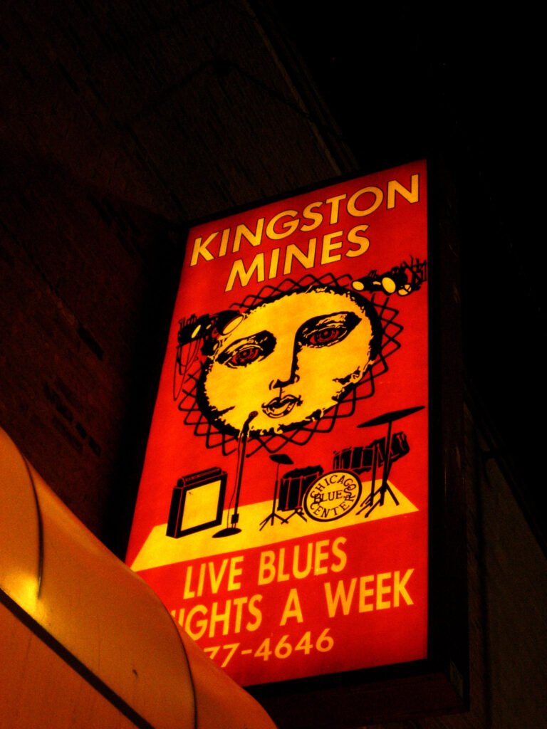Kingston Mines sign
