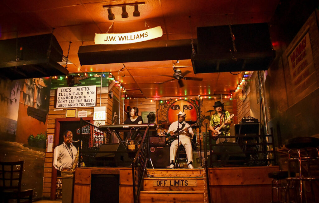 J.W. Williams performs on Kingston Mines’ North Stage