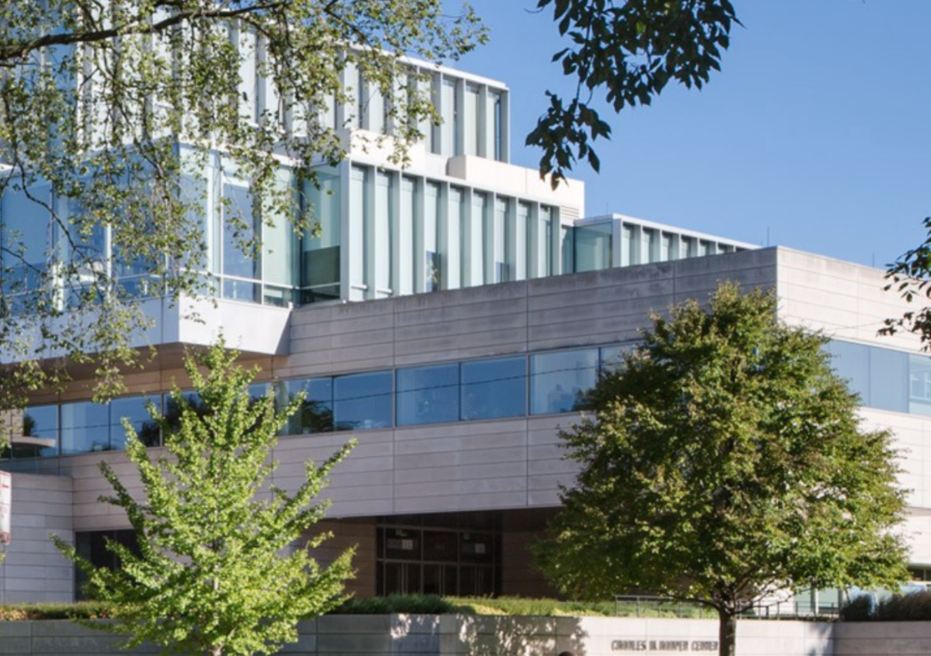 Charles M Harper Center exterior at the University of Chicago Booth School of Business
