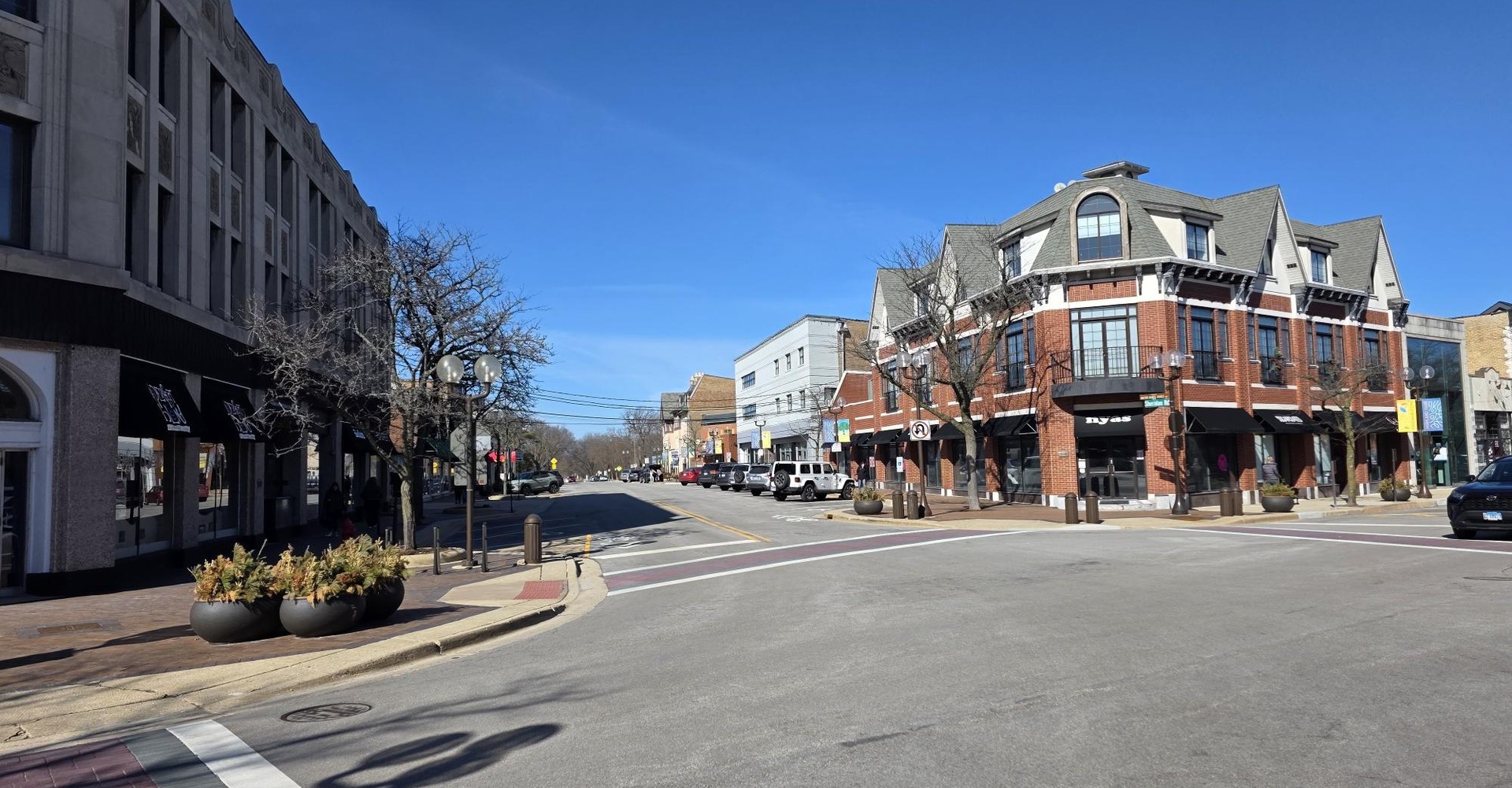 Highland Park Chicago Downtown Street